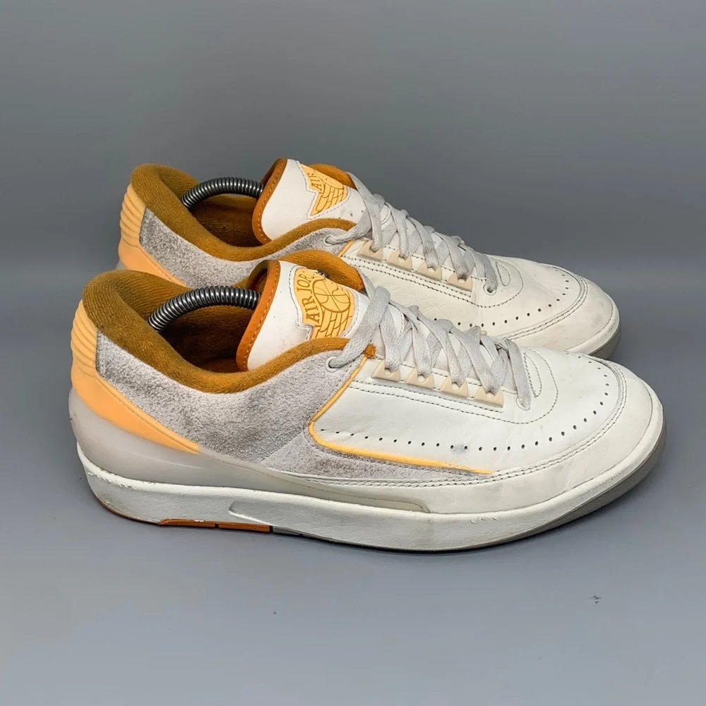 Jordan 2 Retro Low Melon Tint Basketball Shoes DV9956‑118 Men’s Sz 10‎
